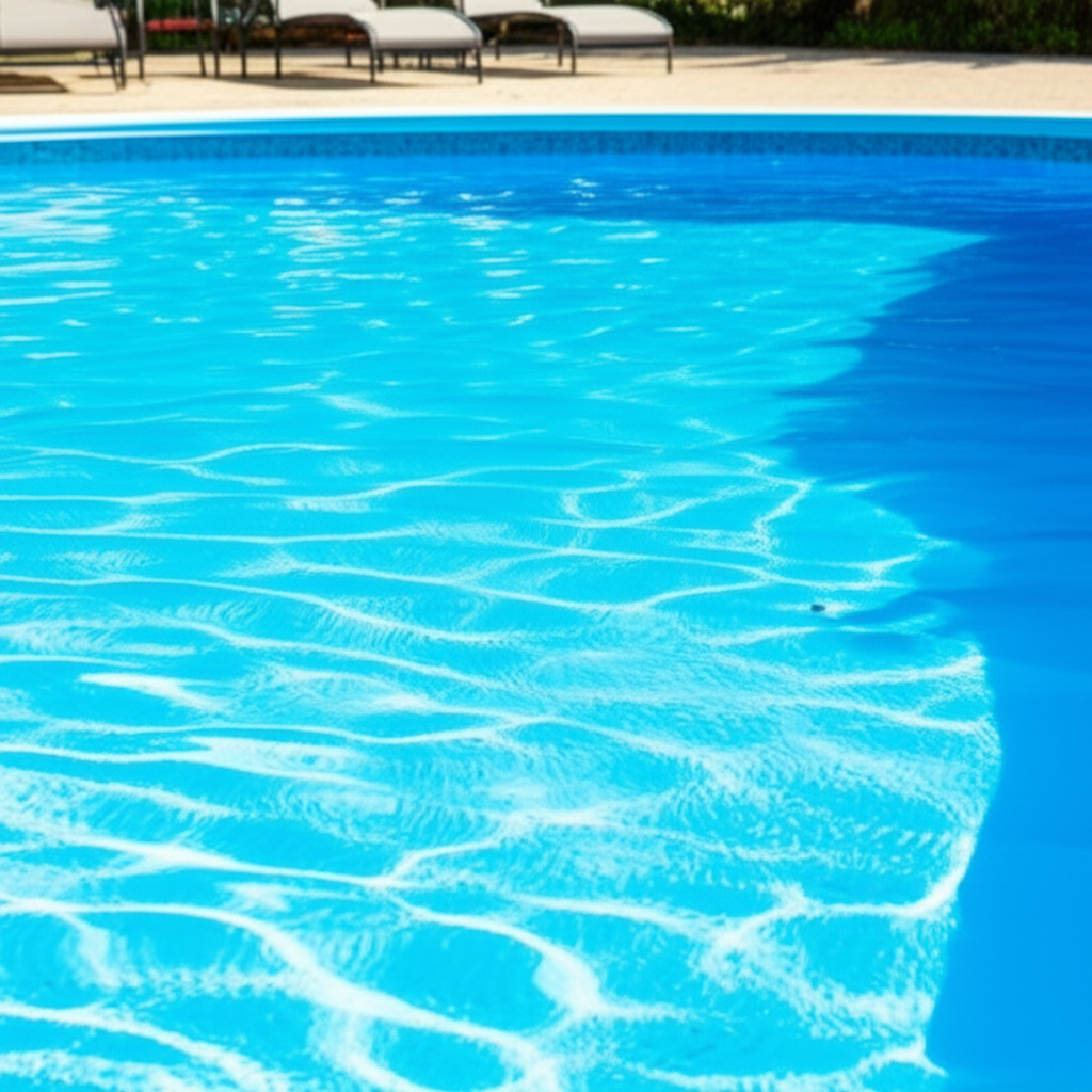 &ndash; Generate a high-quality, relevant image prompt for: Fiberglass Pool: Effortless Gelcoat Care
&ndash; do