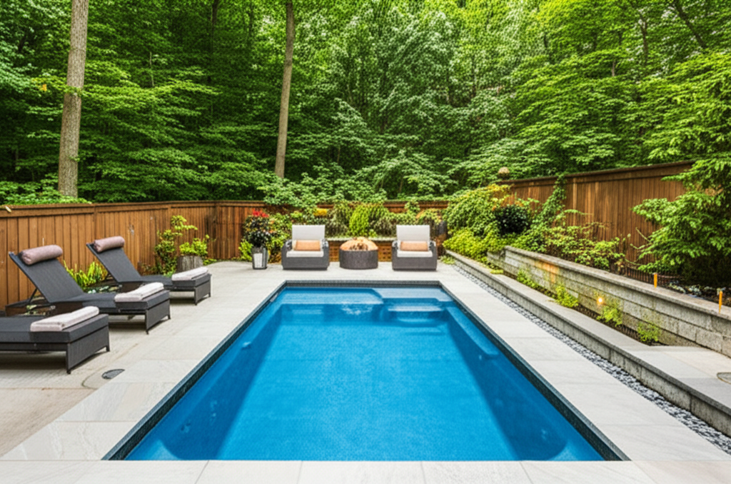 &ndash; Generate a high-quality, relevant image prompt for: Plunge Pools: Must-Have Small & Affordable Bac