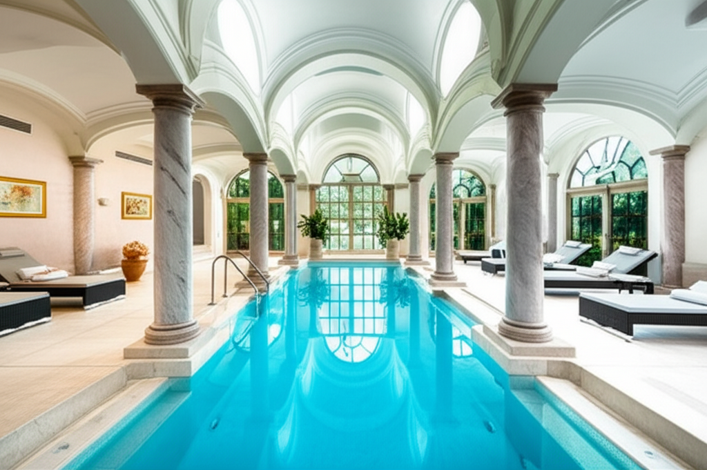 &ndash; Generate a high-quality, relevant image prompt for: Indoor Pool: Stunning & Best Luxury Designs
&ndash;