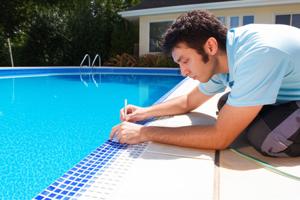 – Generate a high-quality, relevant image prompt for: Pool Inspection: Your Essential Buying Guide