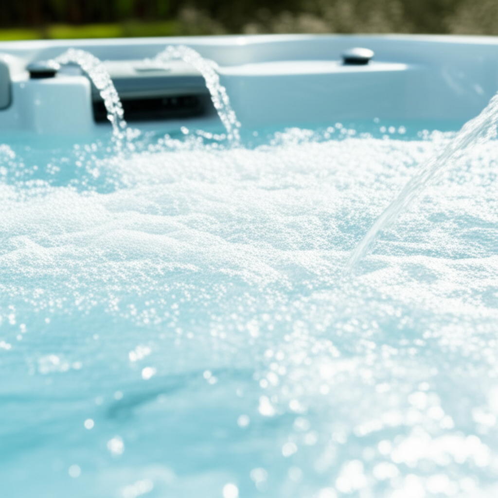 – Generate a high-quality, relevant image prompt for: Spa Blower: Best Powerful Air for Luxurious So