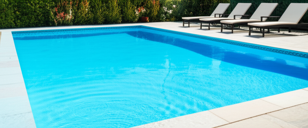 &ndash; Generate a high-quality, relevant image prompt for: Saltwater Chlorine Generator: Effortless Pool