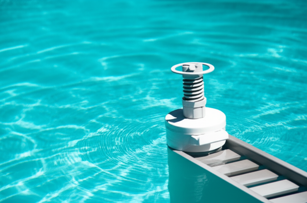 &ndash; Generate a high-quality, relevant image prompt for: Skimmer Equalizer: Best for Perfect Water Leve
