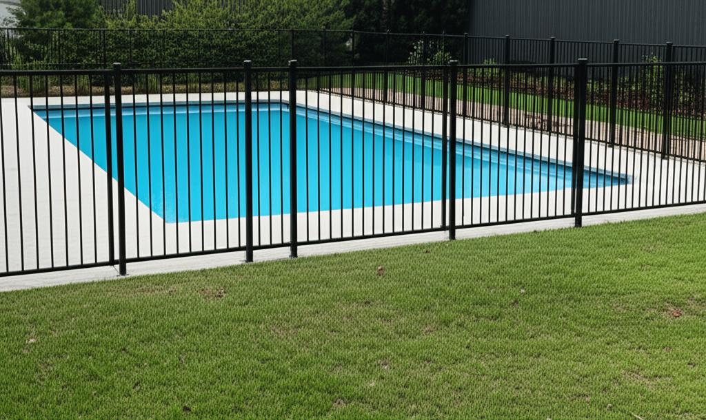 &ndash; Generate a high-quality, relevant image prompt for: Pool Fence Laws: Essential Guide to Safety Bar