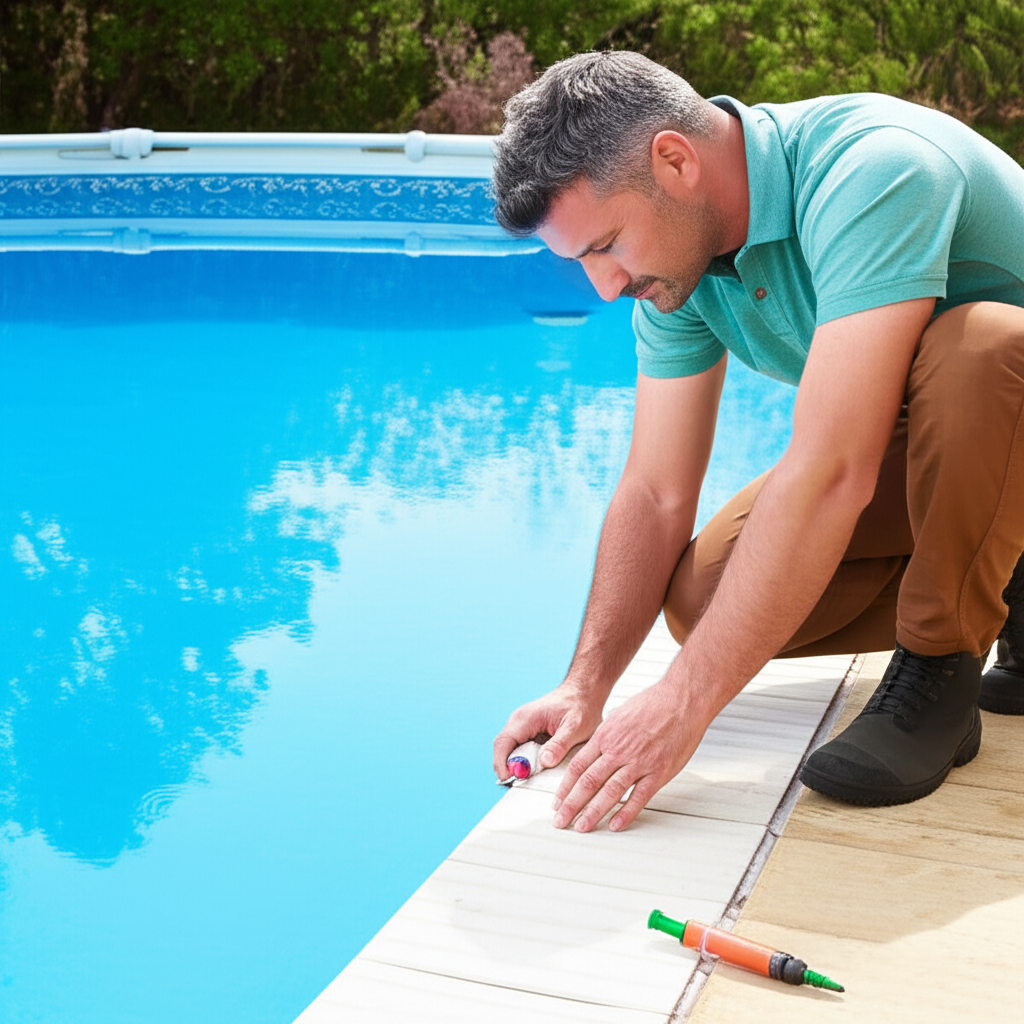 &ndash; Generate a high-quality, relevant image prompt for: Pool Leak Detection: Quick & Easy Fixes
&ndash; do