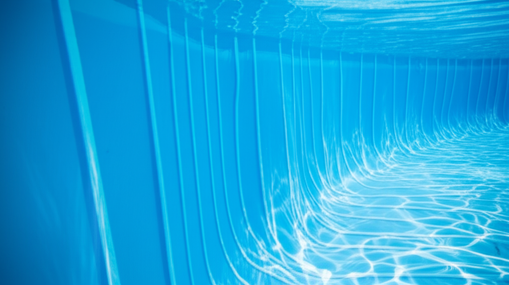 &ndash; Generate a high-quality, relevant image prompt for: Pool Liner Wrinkles: Banish Them Effortlessly